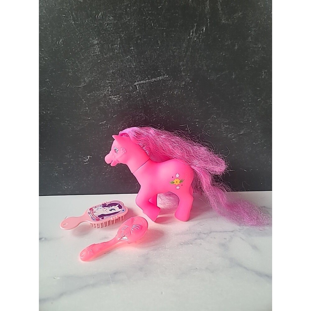 Pink My Little Pony With Hairbrushes